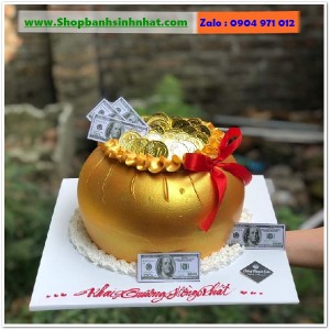 Bánh Sinh Nhật Hũ Vàng - VA118